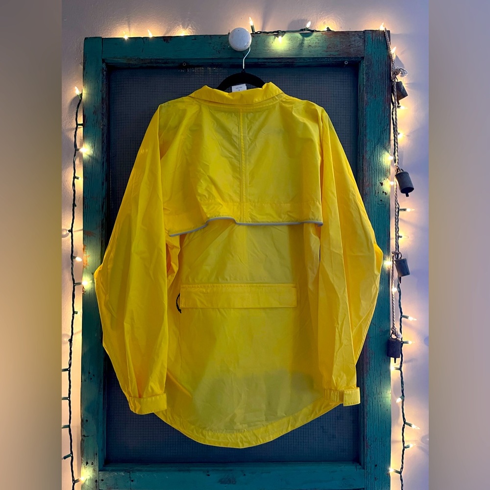 •vintage• Waterproof Rainslicker and/or Bike Jacket, Unisex Size Small - Picture 6 of 7